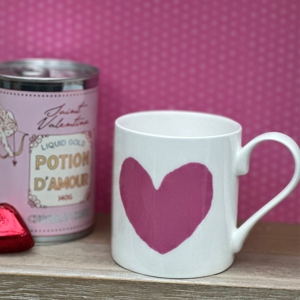 McLaggan Big Heart Pink Mug 300ml